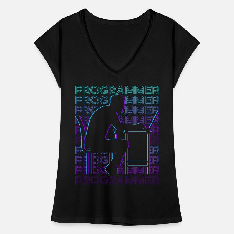 Programmer Computer Programming Encoding Gee Women's Vintage T-Shirt