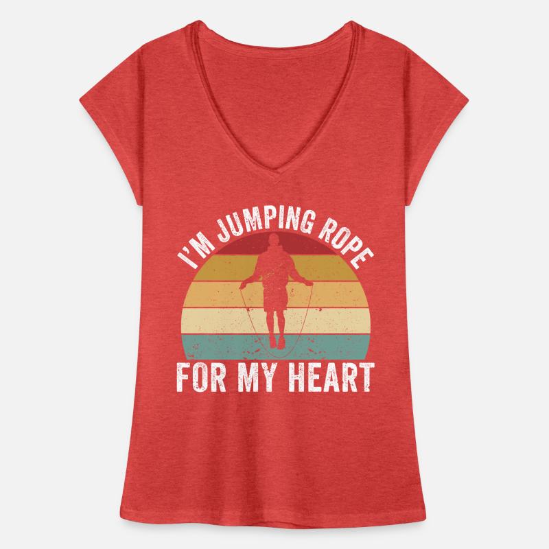 Lustiges Springseil Springseil springen Springseil Frauen Vintage T-Shirt