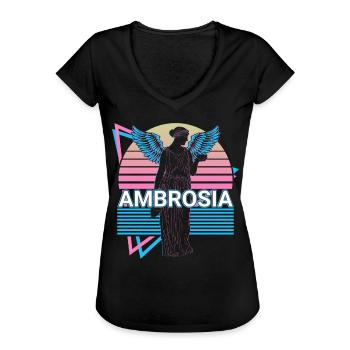 Ambrosia Göttin Altgriechisch Griechische Mytholog - Frauen Vintage T-Shirt - Schwarz - Vorne - Danielle (179cm)