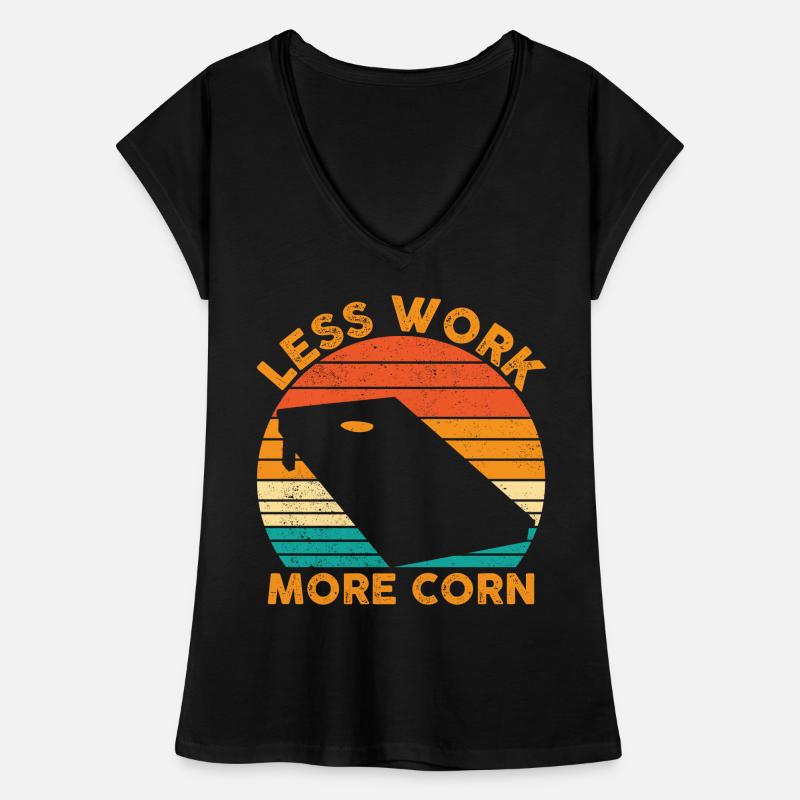 Funny Cornhole Corn Hole Retro Women's Vintage T-Shirt