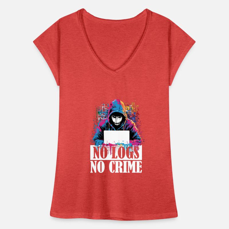 Code du hacker éthique : Pas de journal, pas de T-shirt vintage Femme