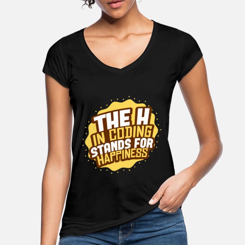 Programmation de codage T-shirt vintage Femme