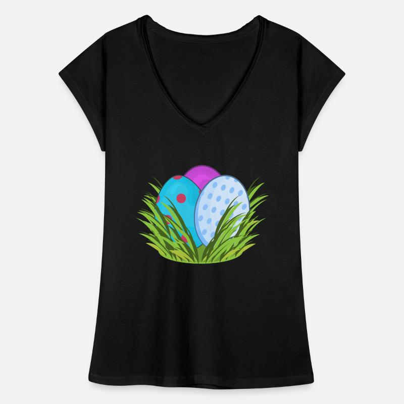 Easter Easter eggs Easter nest Women's Vintage T-Shirt
