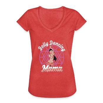 Mom Mother's Day Dance Instructors Egyptian - Women's Vintage T-Shirt - heather red - Front - Danielle (179cm)
