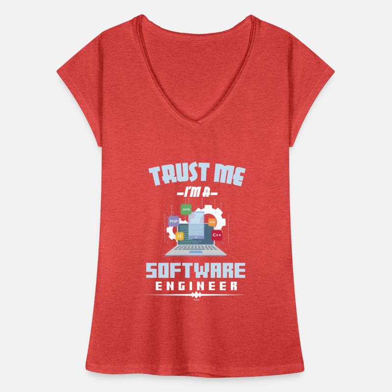 Funny Trust Me Ich bin ein Software Engineer Entwickler Frauen Vintage T-Shirt