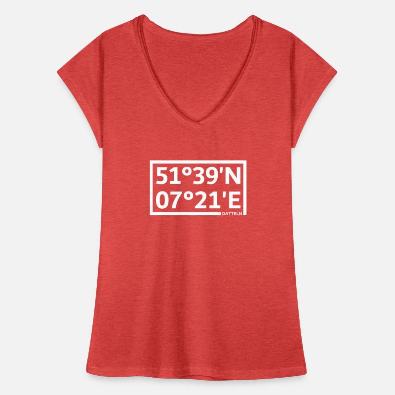 Dates coordinates Women's Vintage T-Shirt