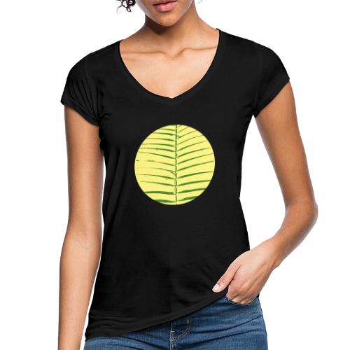 Abstrakte Illustration einer Pflanze - Frauen Vintage T-Shirt