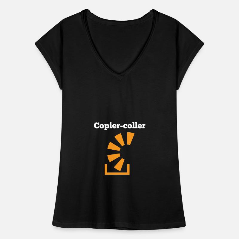 Copier Coller Programmer Software Developer Nerd G Frauen Vintage T-Shirt