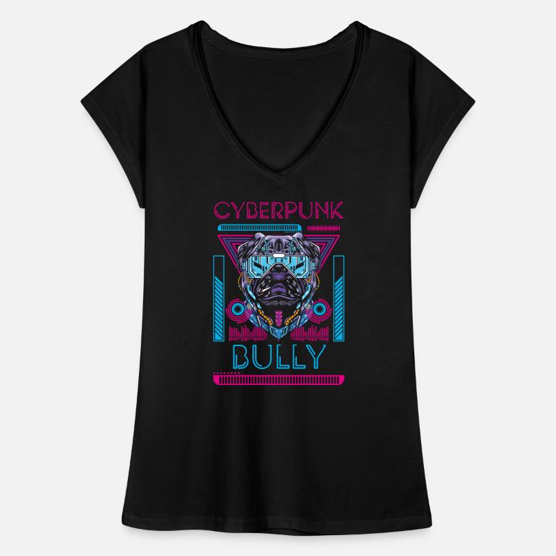 Cyborg Android Néon T-shirt vintage Femme