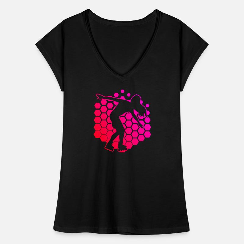 Roller Skates Roller Skating Rollerskaten Women's Vintage T-Shirt