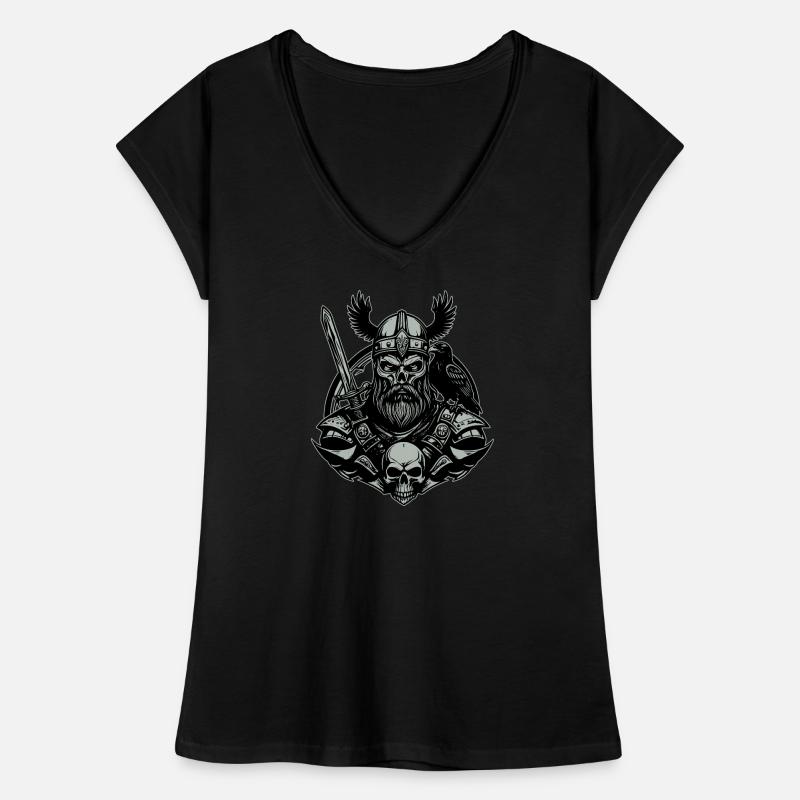 Vikings avec épée T-shirt vintage Femme