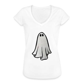 Geist - Frauen Vintage T-Shirt - Schwarz - Vorne - Danielle (179cm)