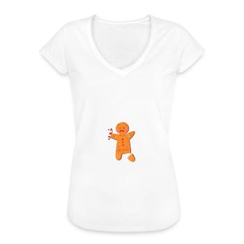 Oh snap Backen Familie Winter Geschenk - Frauen Vintage T-Shirt - Schwarz - Vorne