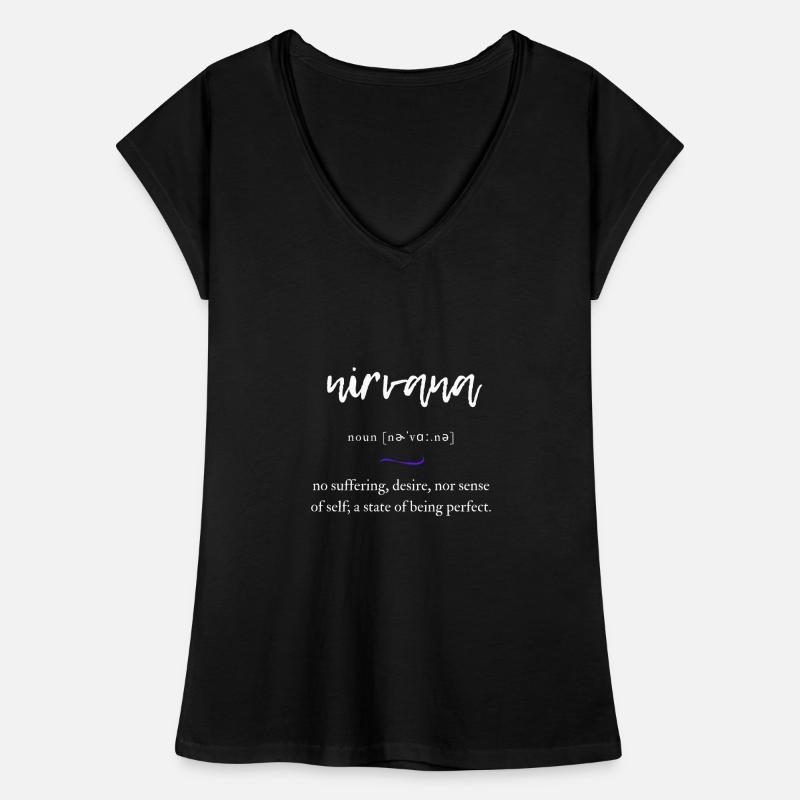 Nirvana Convoluted Edition Black Frauen Vintage T-Shirt