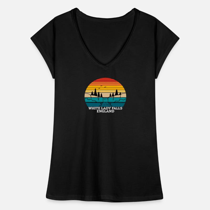 White Lady Falls England Women's Vintage T-Shirt
