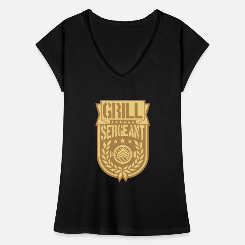 Grill Sergeant couronne de laurier cool T-shirt vintage Femme