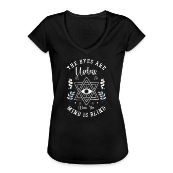 Dreamcatcher Ésotérisme amérindien - T-shirt vintage Femme - noir - Devant - Danielle (179cm)