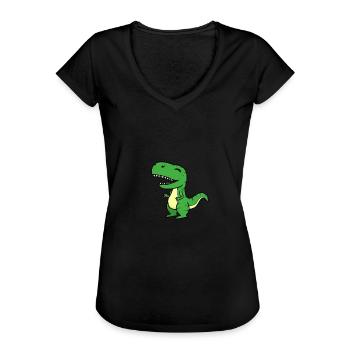 T-Rex - Women's Vintage T-Shirt - black - Front - Danielle (179cm)