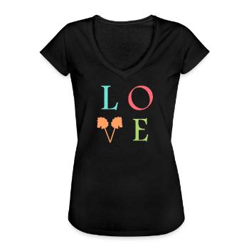 Hobby Horsing Hors Retro Sport Geschenk - Frauen Vintage T-Shirt - Schwarz - Vorne - Danielle (179cm)