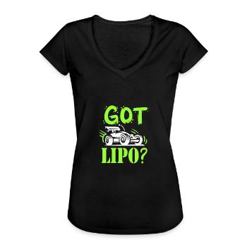 Got Lipo For RC Car Drivers - Frauen Vintage T-Shirt - Schwarz - Vorne - Danielle (179cm)