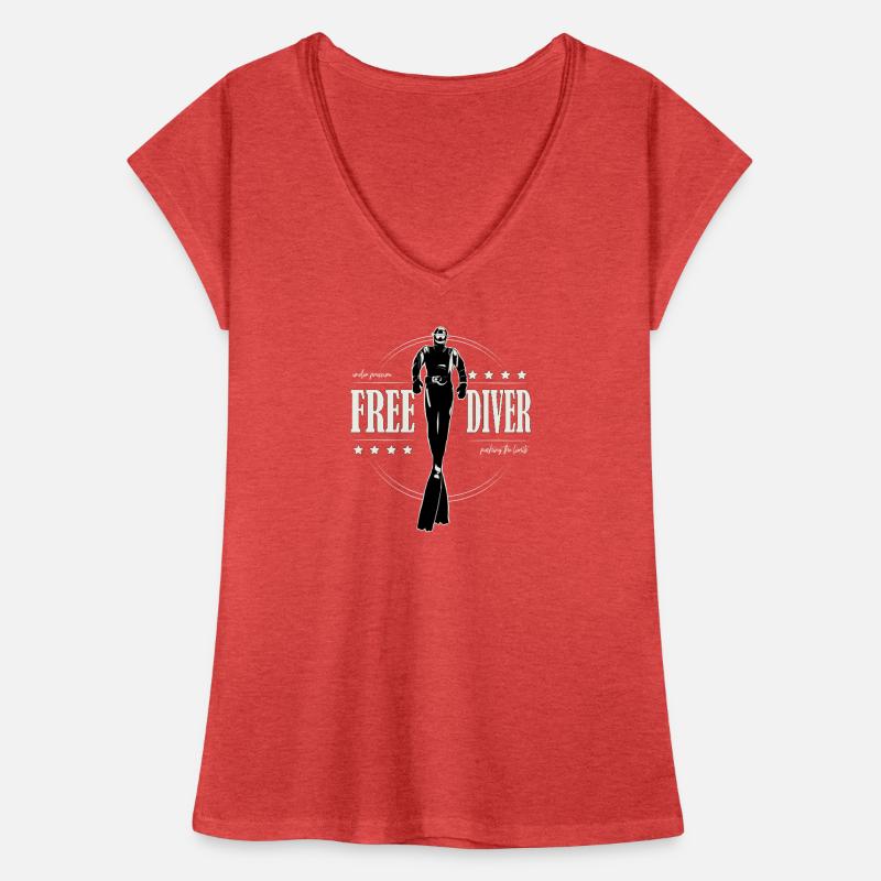 Freediver - one breath - push the limits Women's Vintage T-Shirt