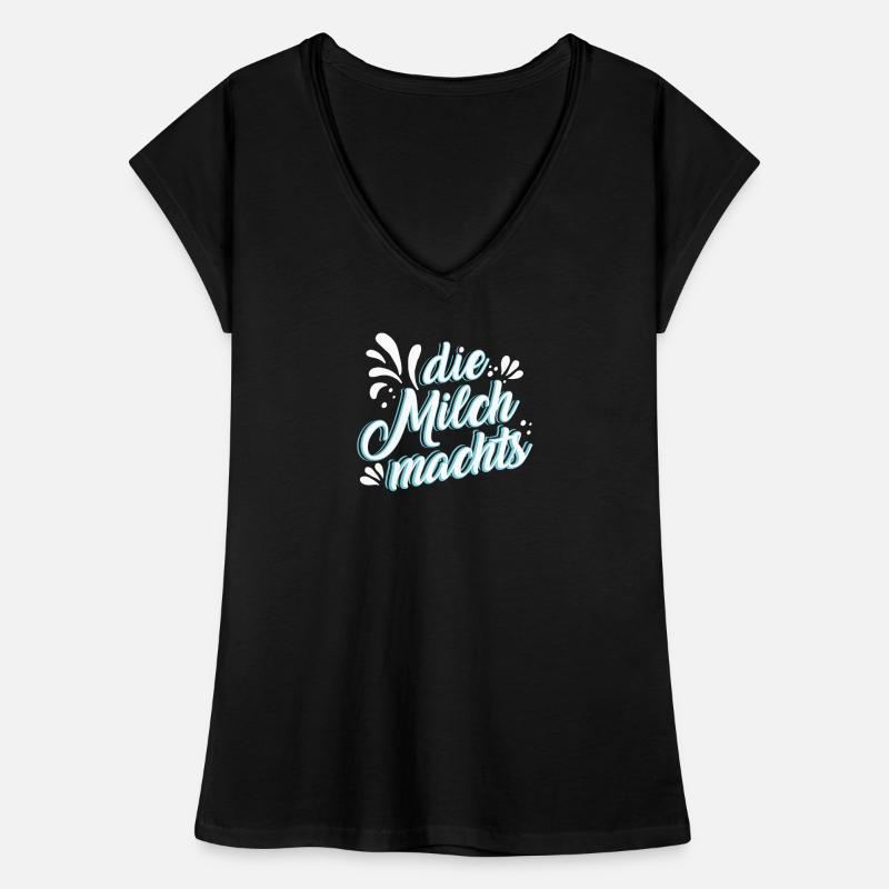 Die Milch machts, schöne Geschenkidee Frauen Vintage T-Shirt