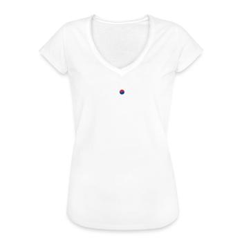 Südkorea - Frauen Vintage T-Shirt - Schwarz - Vorne - Danielle (179cm)