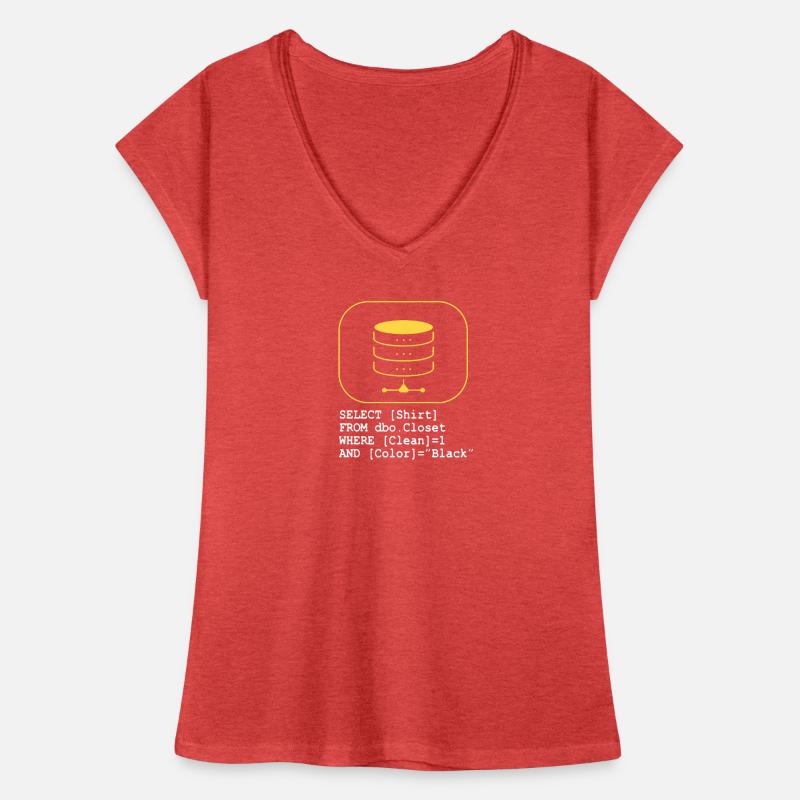 Code de base de données SQL Sarcasm Developer Gift T-shirt vintage Femme