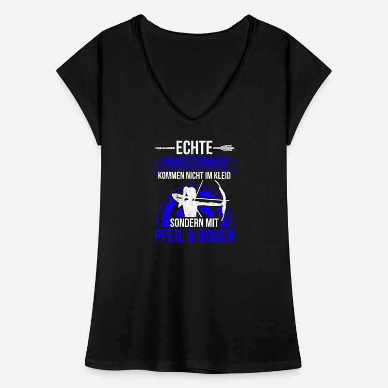 Echte Prinzessinnen mit Pfeil & Bogen - Bogenschie Frauen Vintage T-Shirt