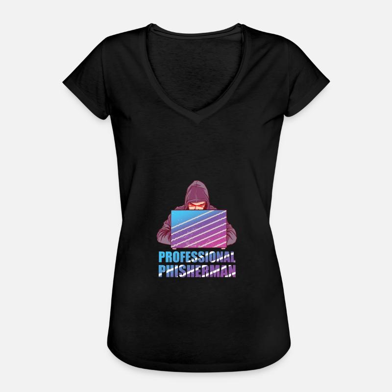 Programmeur drôle Computer Geek Code Fun Love - T-shirt vintage Femme - noir