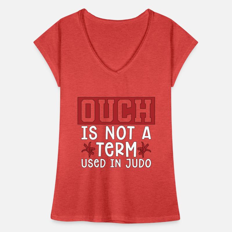 Judo Ouch Is Not A Term Fighter Karate Training Frauen Vintage T-Shirt