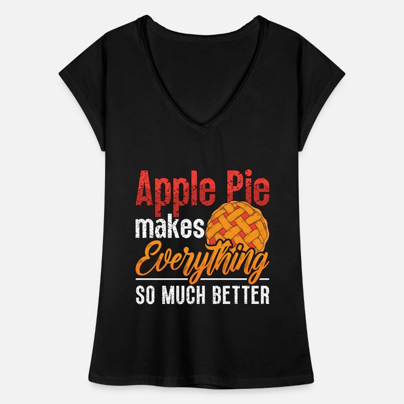 Apple Pie Makes Everything So Pastries Apple Tree Women's Vintage T-Shirt
