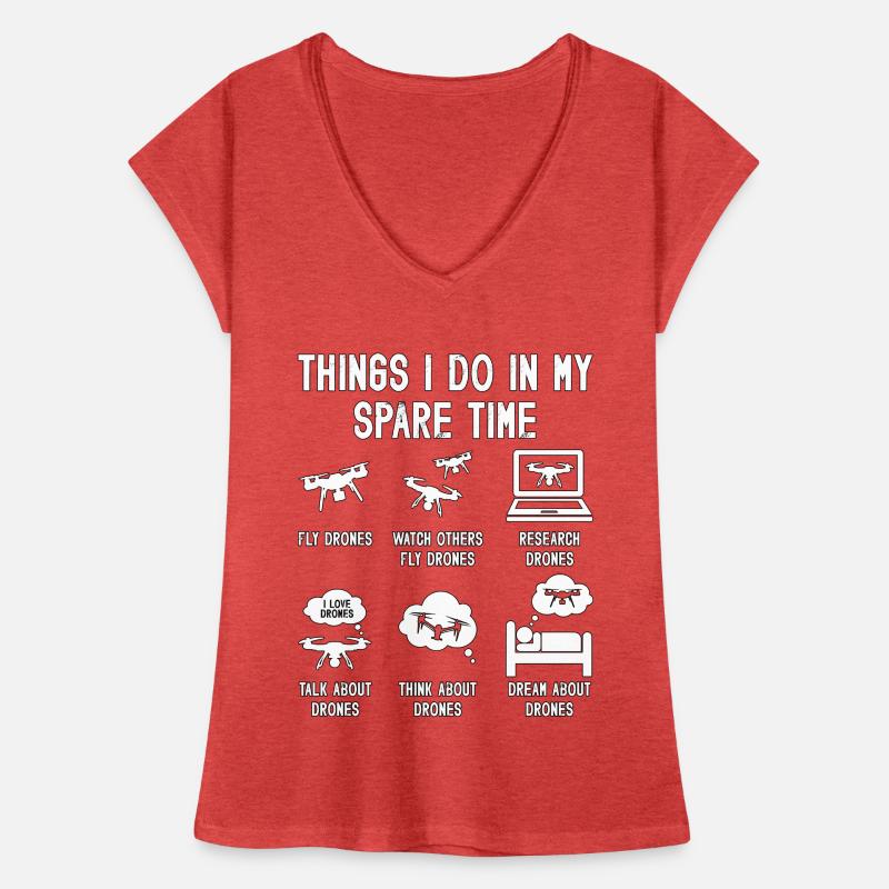 Drone Racing Choses que je fais dans ma machine de course de course T-shirt vintage Femme