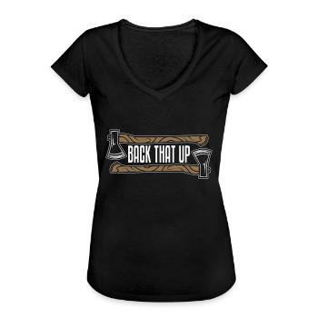Sports cibles Soutenir ce club de tir Bullseye - T-shirt vintage Femme - noir - Devant - Danielle (179cm)