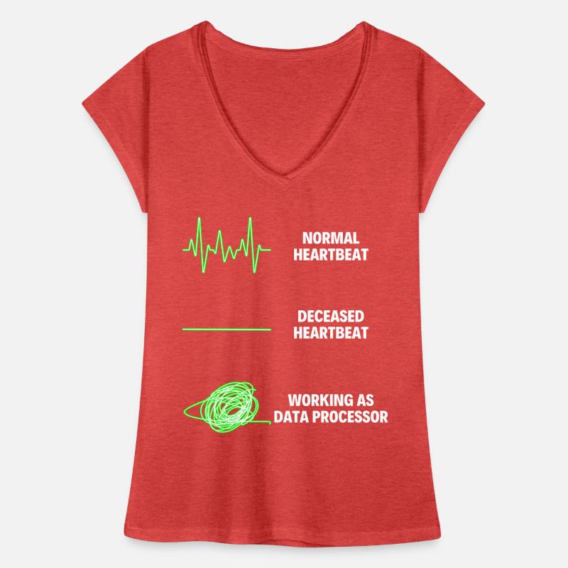 Data Processor Worker Equipment Computer Hardware Frauen Vintage T-Shirt