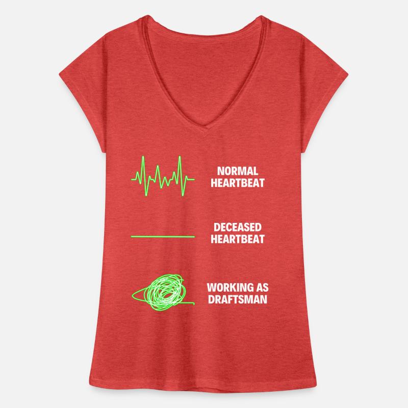 Dessinateur Architecture Architecte Ouvrier Etudiants T-shirt vintage Femme