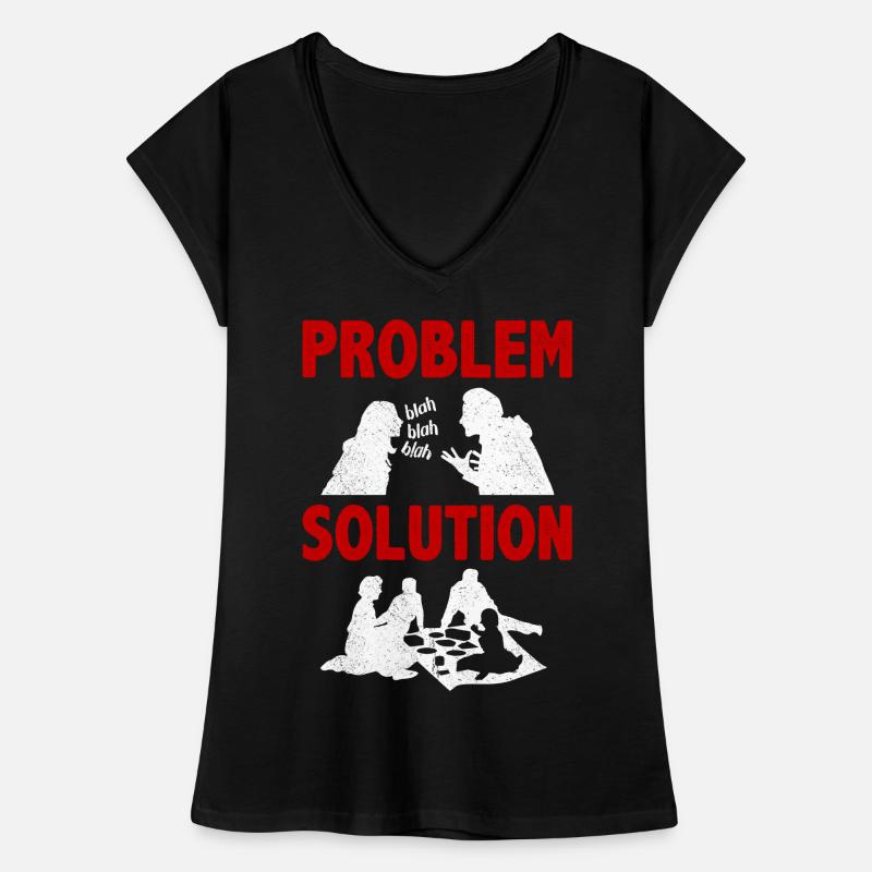 Picknicking Outing Problem Solution Hobby Frauen Vintage T-Shirt