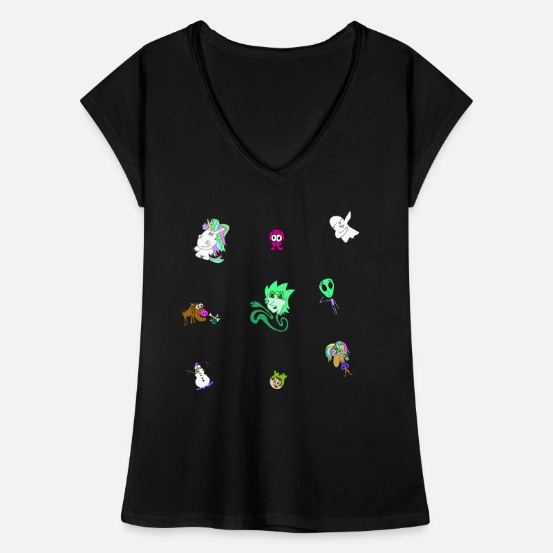 comicstyle caractère T-shirt vintage Femme