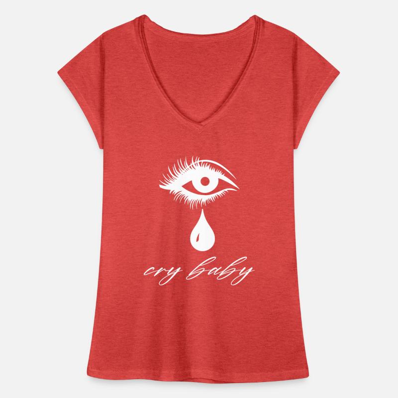 bebé llorón Camiseta vintage mujer