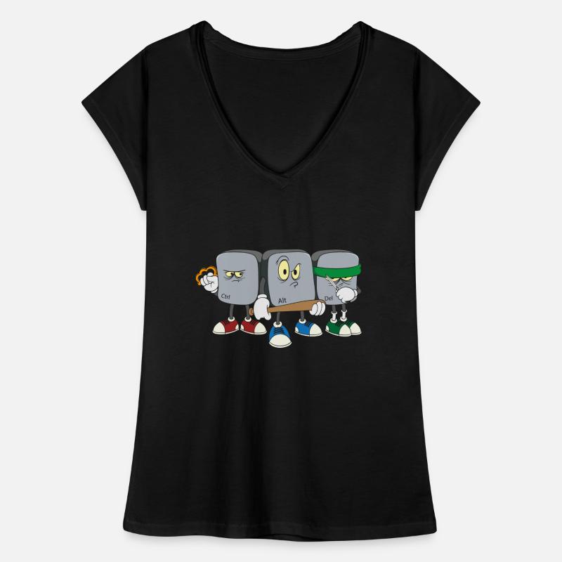 Strg Alt Entf Computer Informatiker Programmierer Frauen Vintage T-Shirt