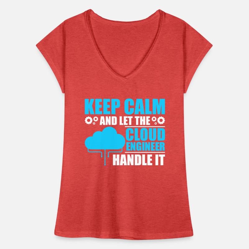 Cloud-Administrator Cloud-Devops Frauen Vintage T-Shirt