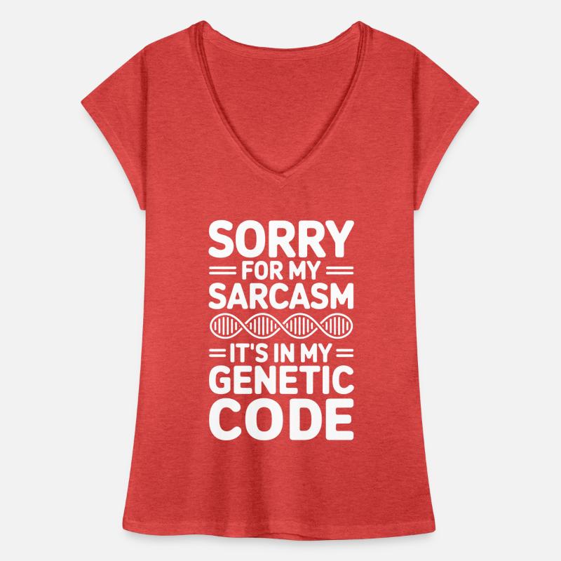 Sarcasm Genes DNA Genetics Women's Vintage T-Shirt