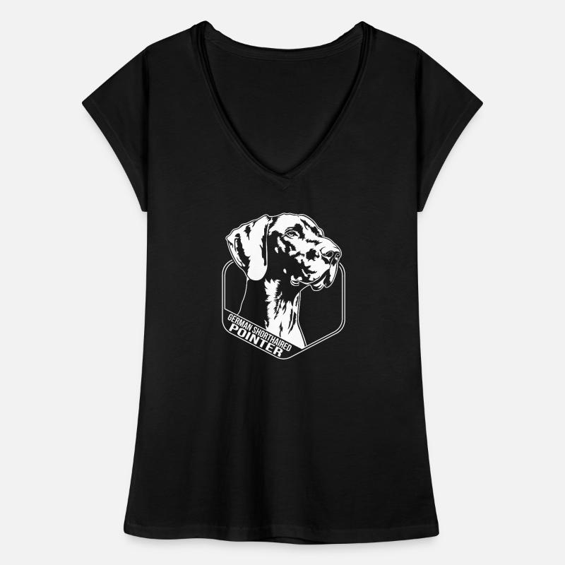 German Shorthaired Pointer Hund Wilsigns Jagdhunde Frauen Vintage T-Shirt