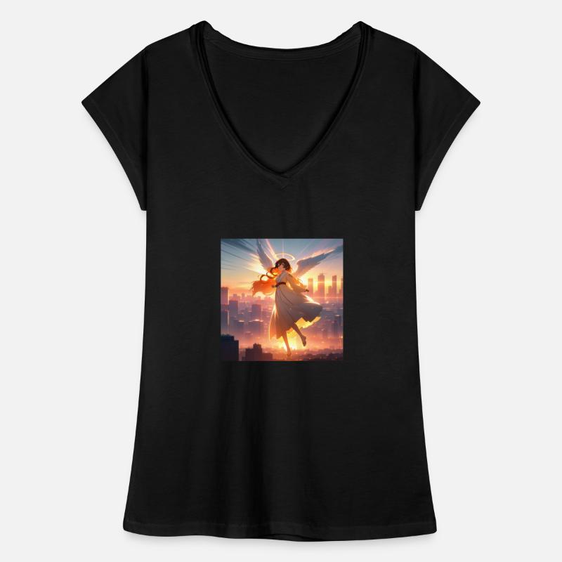 Engel im Himmel Frauen Vintage T-Shirt