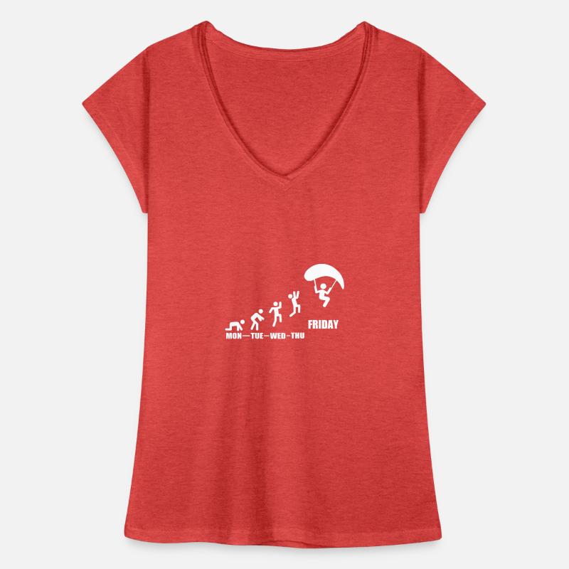 Paragliding paragliding pilot pilot weekly planning Women's Vintage T-Shirt