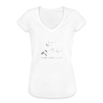 Unser schönes Allgäu - Frauen Vintage T-Shirt - Schwarz - Vorne