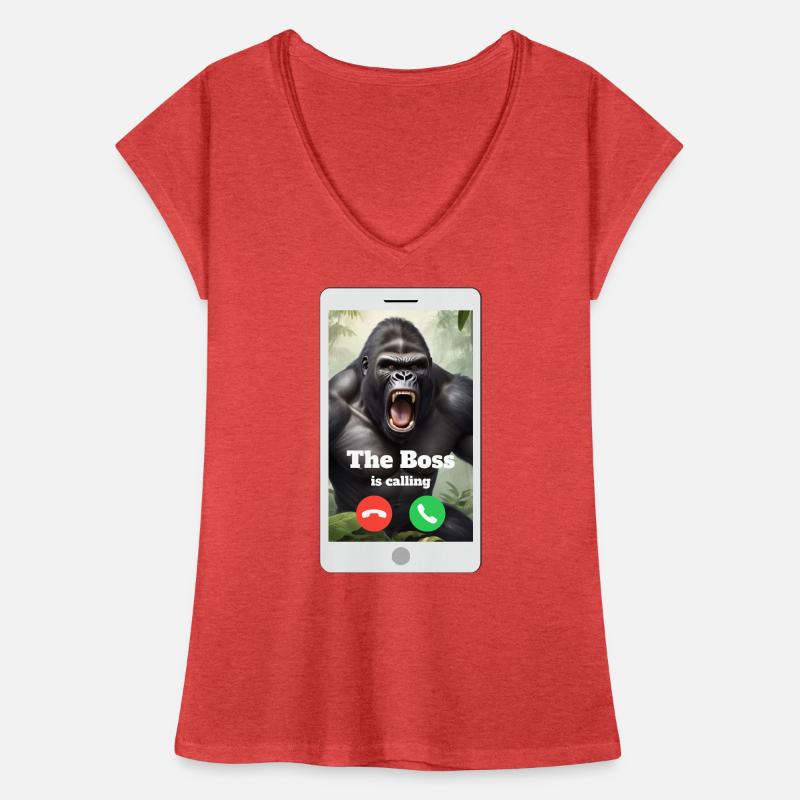 Dein Chef ruft dich an! Frauen Vintage T-Shirt