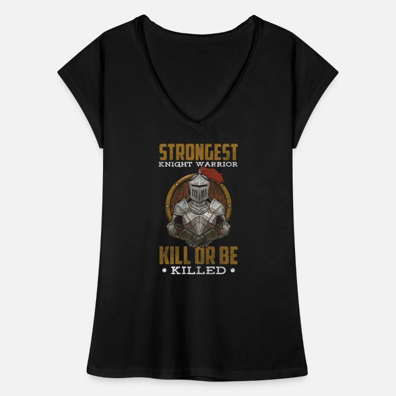 Chevalier Lance Templier Croix de Chevalier T-shirt vintage Femme