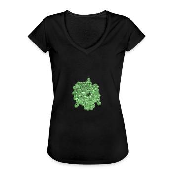 Pesitzide Agriculture devient agriculteur agricole vert - T-shirt vintage Femme - noir - Devant - Danielle (179cm)