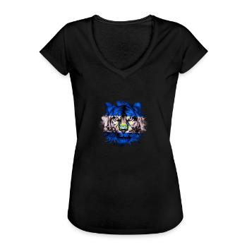 El Salvador - Women's Vintage T-Shirt - black - Front - Danielle (179cm)